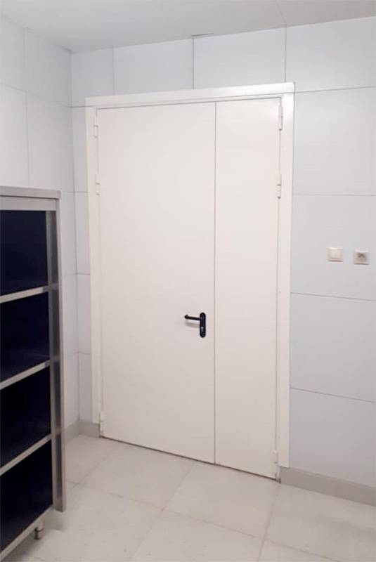 Огнеупорная полуторная дверь (г. Кубинка)